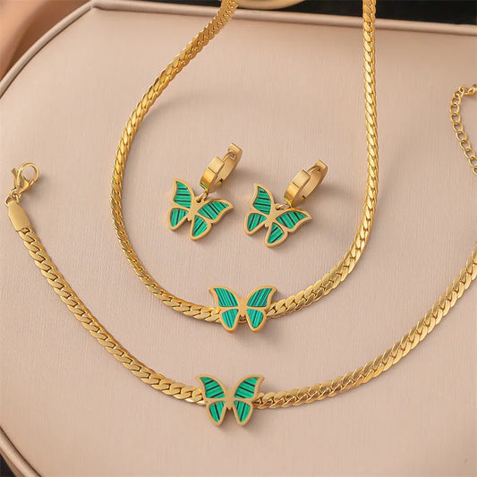 Schmetterling Eleganz Schmuckset