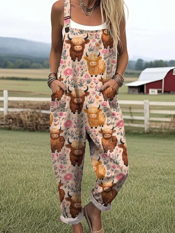 Heidi™ – Stilvoller Jumpsuit mit Vintage-Print
