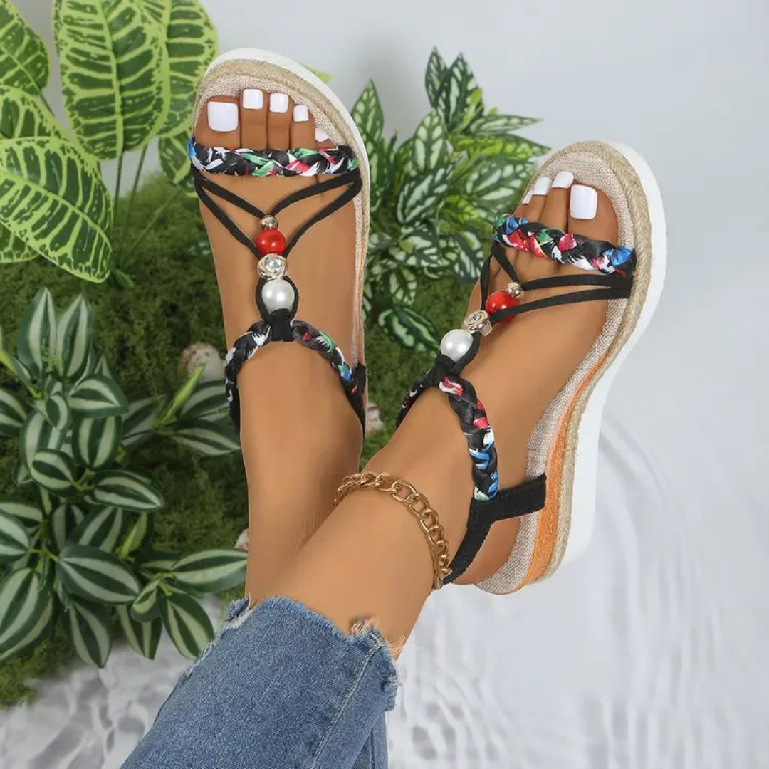 Yvaine™ – Bequeme & Stilvolle Keilsandaletten