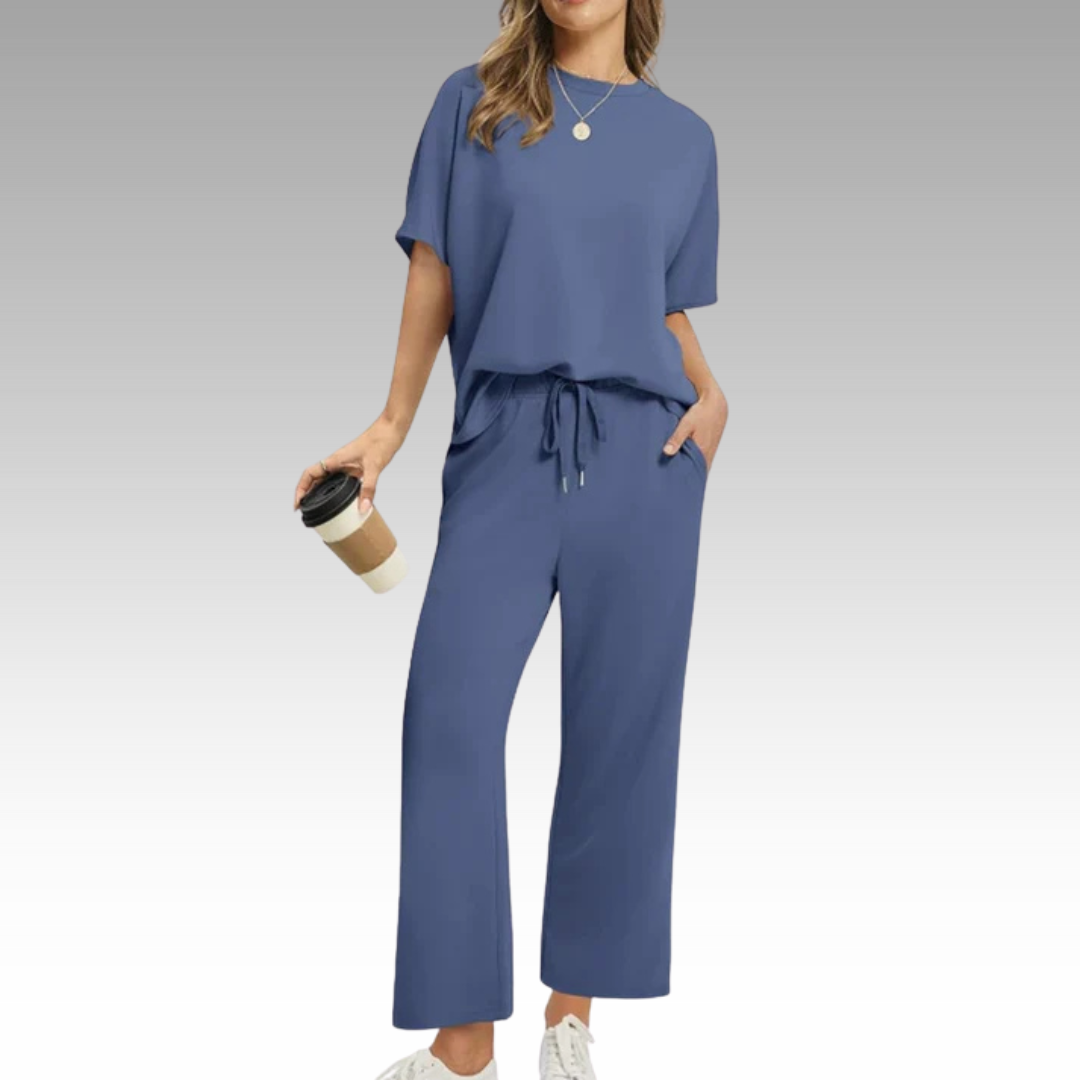 Bella™ – Entspanntes und Bequemes Oberteil- und Hosen-Set