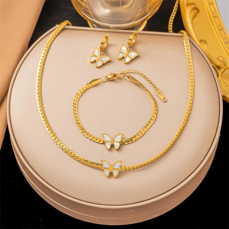 Schmetterling Eleganz Schmuckset