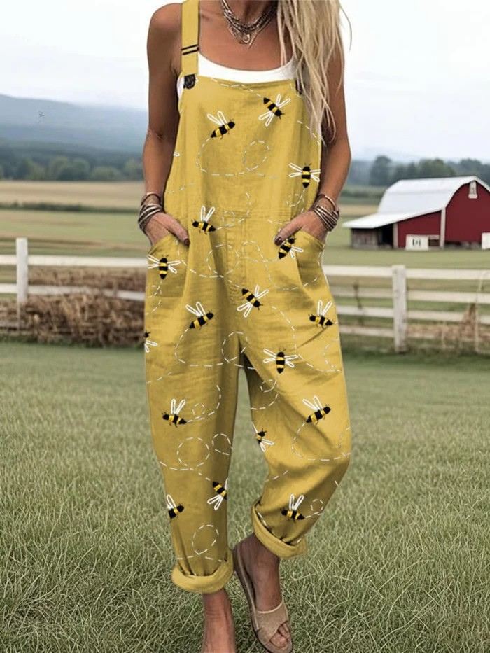 Heidi™ – Stilvoller Jumpsuit mit Vintage-Print